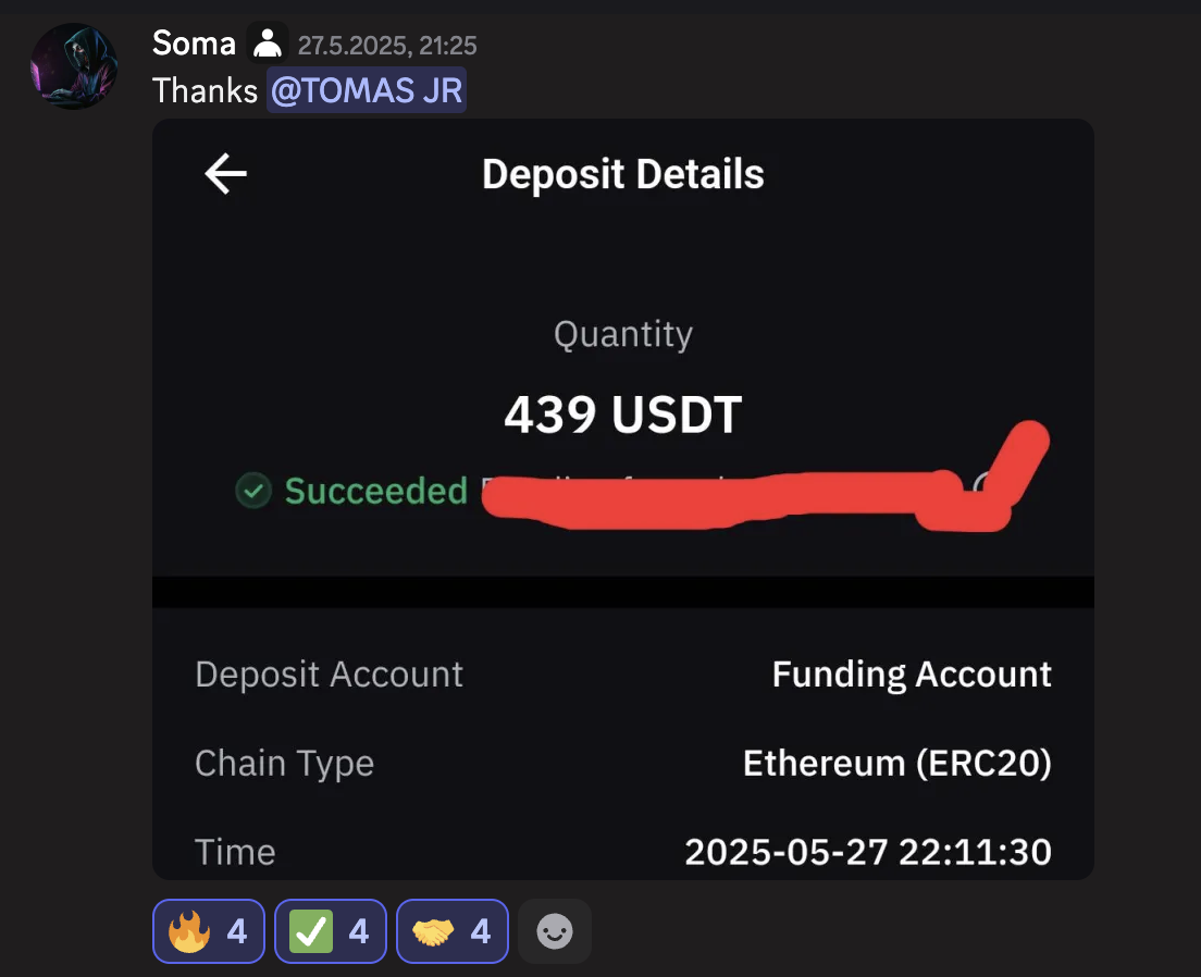 Soma 439 USDT